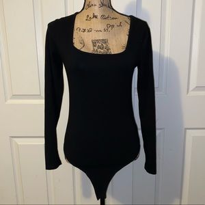Long Sleeve Black Body Suit